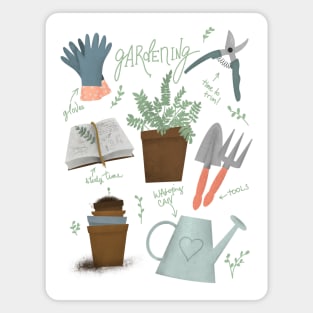 Gardening Lover Starter Pack Magnet